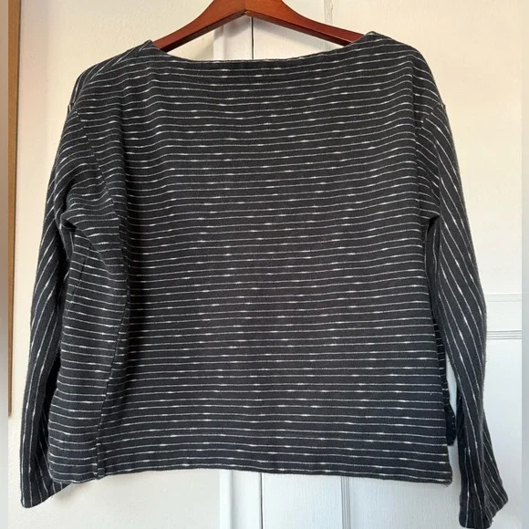 Madewell Black and White Striped Sweater - Picture 6 of 9